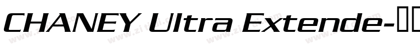 CHANEY Ultra Extende字体转换